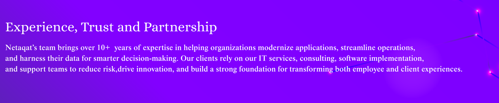 experience, trust and partnership (1) experience, trust and partnership (1)
